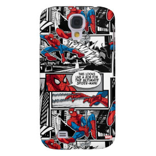 Spider-Man Comic Panel Pattern Samsung Galaxy S4 Case
