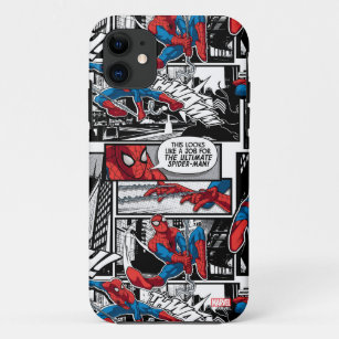 Spider-Man Comic Panel Pattern Case-Mate iPhone Case