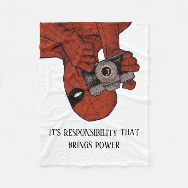 “Spider-Man Photo Camera Blanket (Front)