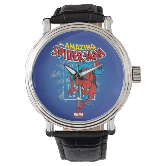 Spider-Man Retro Price Graphic Watch (Front)