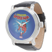Spider-Man Retro Price Graphic Watch (Angled)