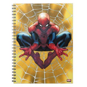 Spider-Man   Sitting In A Web Notebook