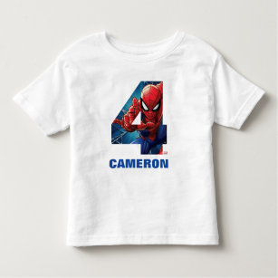 Spider-Man   Super Hero Birthday Toddler T-Shirt