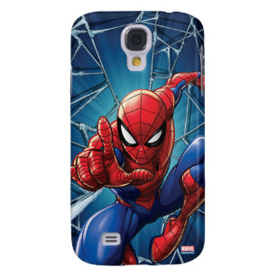 Spider-Man   Web-Shooting Leap Galaxy S4 Case