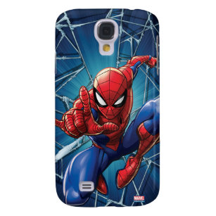 Spider-Man   Web-Shooting Leap Galaxy S4 Case