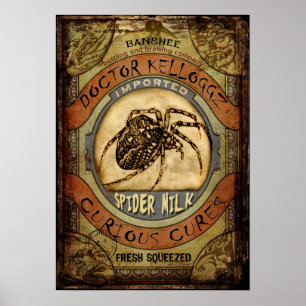 Spider Milk Poster