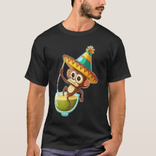Spider Monkey Animal  Spider Monkey Floating on A T-Shirt
