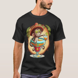 Spider Monkey Animal  Spider Monkey Floating on A  T-Shirt