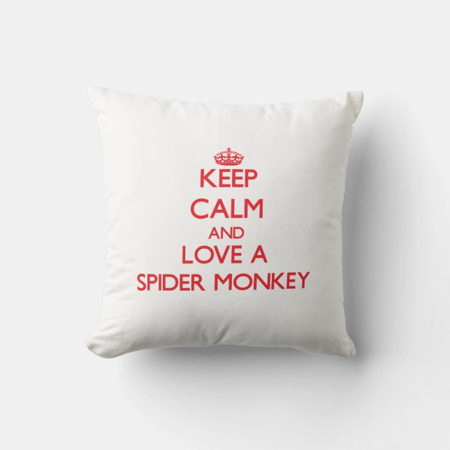 Spider Monkey Cushion (Front)