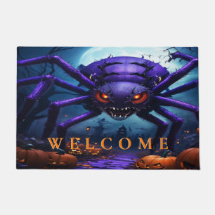 Spider Monster Halloween Doormat