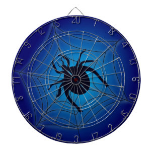 Spider on web dartboard