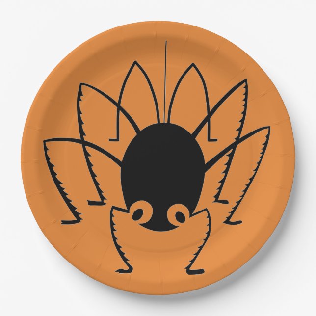 Spider Paper Plate (Front)