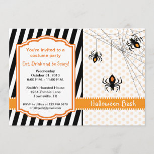 Spider Party Invitation
