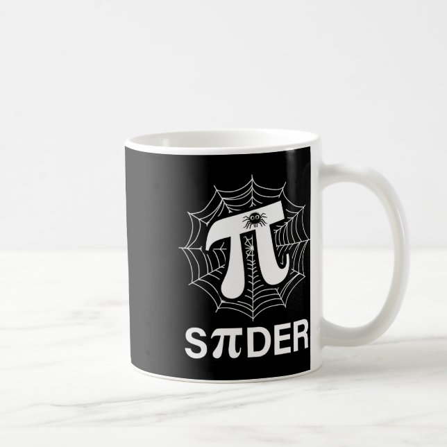 Spider Pi Spider Science Math Teacher Funny Spider Coffee Mug (Right)