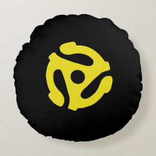 Spider Record Adapter Round Cushion