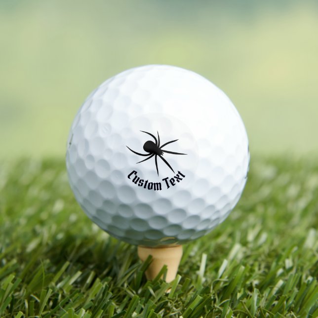 Spider Silhouette Golf Balls (Insitu Tee)