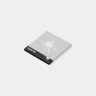 Spider Silhouette Post-it Notes