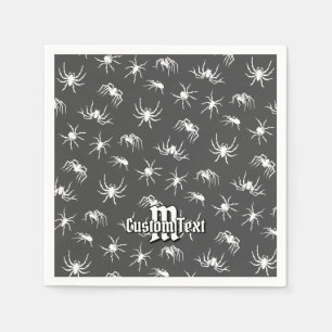 Spider Silhouettes Pattern Napkins