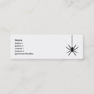 Spider - Skinny Mini Business Card