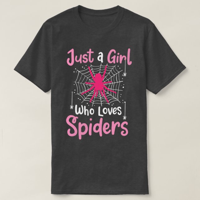 Spider Spider Lover T-Shirt (Design Front)