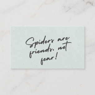 Spider Spirit – Bold Nature-Inspired Design Watch Business Card