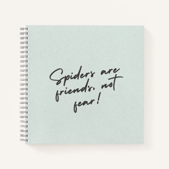 Spider Spirit – Bold Nature-Inspired Design Watch Notebook (Front)