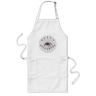 Spider Spun Happy Halloween Web Apron