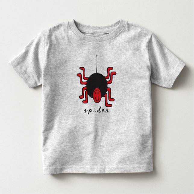 Spider Toddler Top or T-Shirt (no base) (Front)