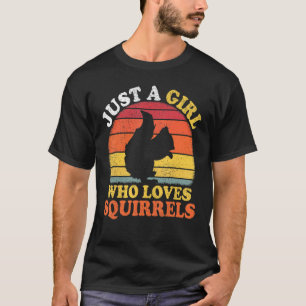 Spider Vintage Just A Girl Who Loves Spiders T-Shirt