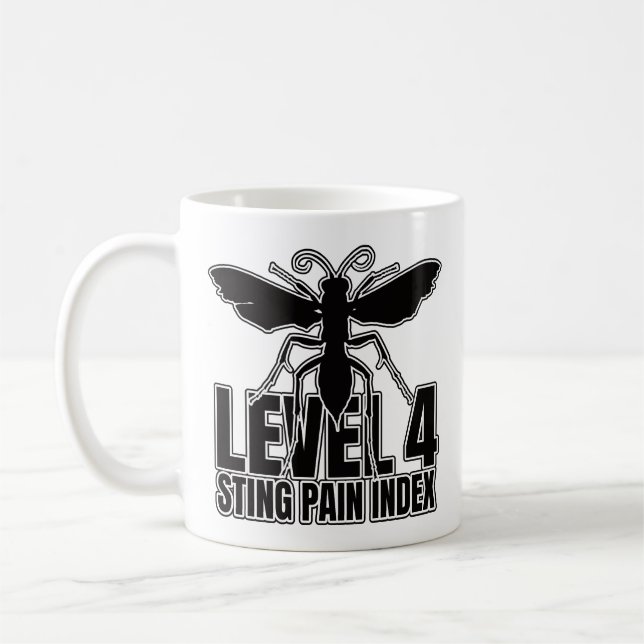 Spider Wasps Spider Wasp Tarantula Hawk Coffee Mug (Left)