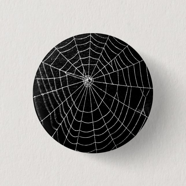 SPIDER WEB 3 CM ROUND BADGE (Front)