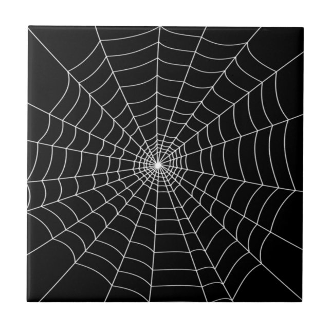 Spider Web Ceramic Tile (Front)