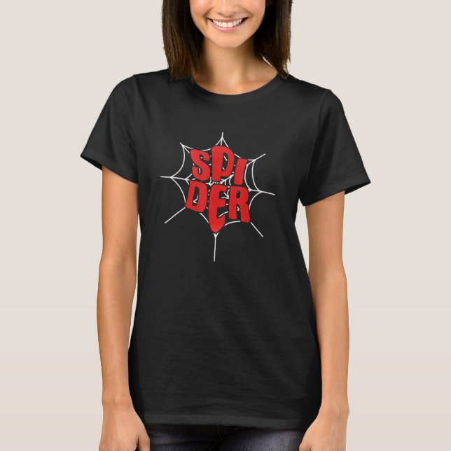Spider Web Cobweb Arachnids Arachnophile Insect T-Shirt (Front)