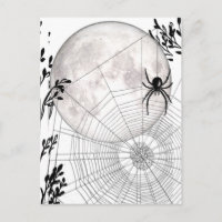 Spider Web, Full Moon, Iconic Gothic, Gothic Gifts