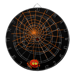 Spider Web Halloween Dart Board