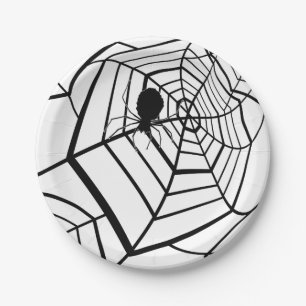 Spider Web - Halloween - Paper Plate