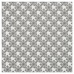spider web halloween pattern fabric