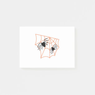 Spider Web Halloween Post-it Notes