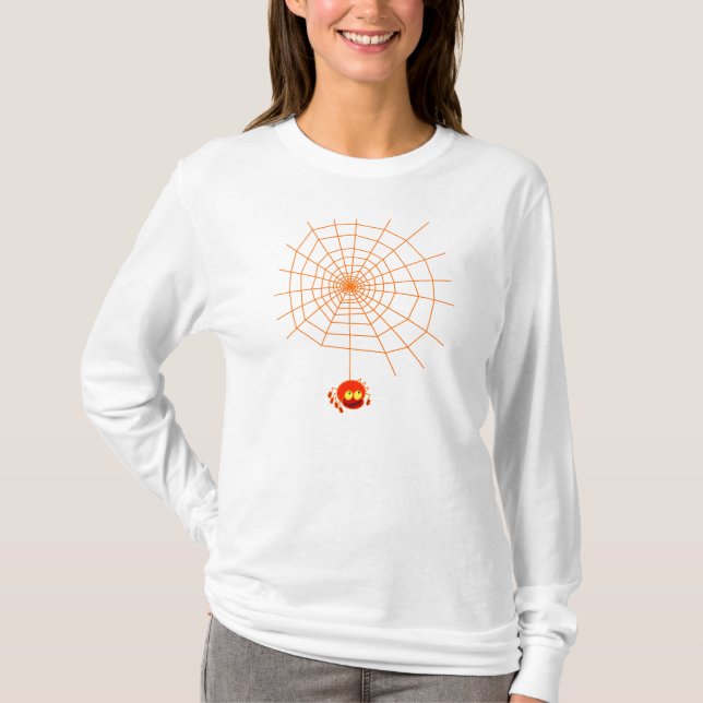 Spider Web Halloween Shirt (Front)