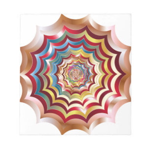 spider web hypnotic revitalised notepad