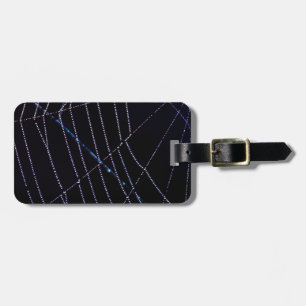 Spider Web Luggage Tag