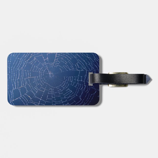 Spider Web Luggage Tag (Back Horizontal)