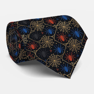 Spider Web Neck Tie