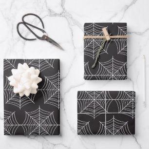 Spider Web Pattern  Wrapping Paper Sheet