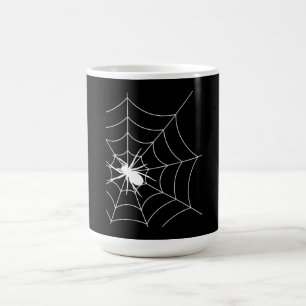 Spider Web Pregnancy Announcement Halloween Coffee Mug