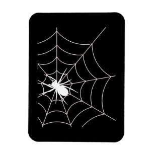 Spider Web Pregnancy Announcement Halloween Magnet