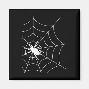 Spider Web Pregnancy Announcement Halloween Magnet
