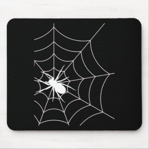 Spider Web Pregnancy Announcement Halloween Mouse Pad