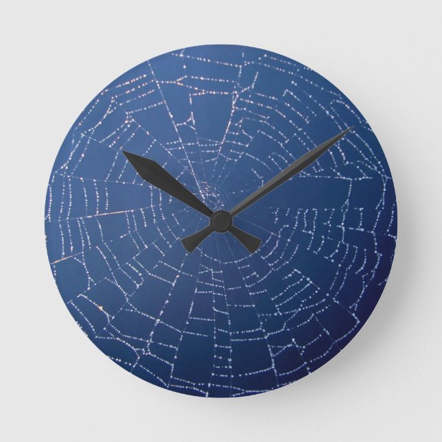 Spider Web Round Clock (Front)