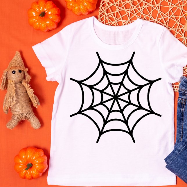 Spider Web Silhouette Halloween  T-Shirt (Creator Uploaded)